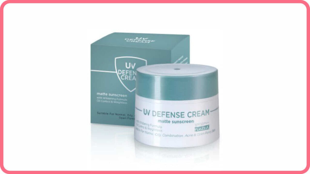 sendayu tinggi uv defense cream matte sunscreen spf50