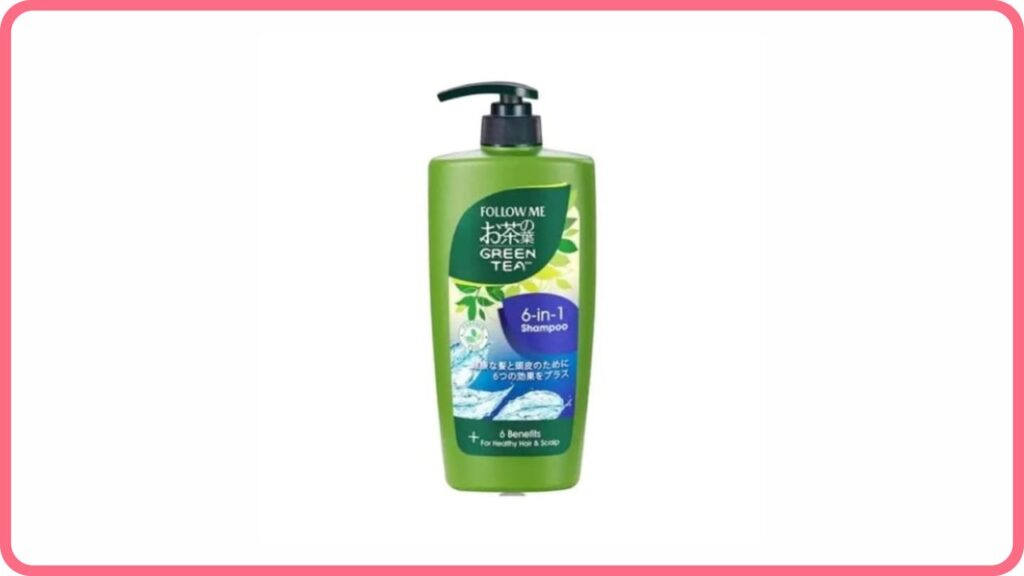 shampoo untuk kelemumur follow me green tea shampoo