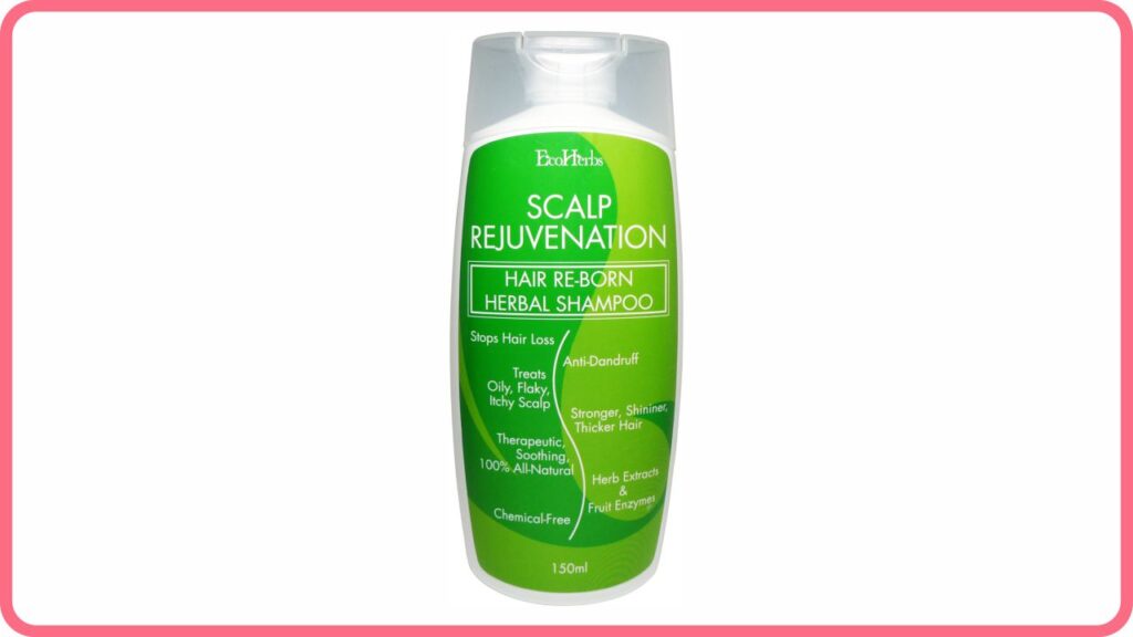 shampoo untuk rambut gugur dan kelemumur ecoherbs herbal shampoo (150ml)