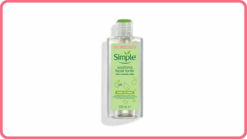 skincare untuk kulit kering simple soothing facial toner