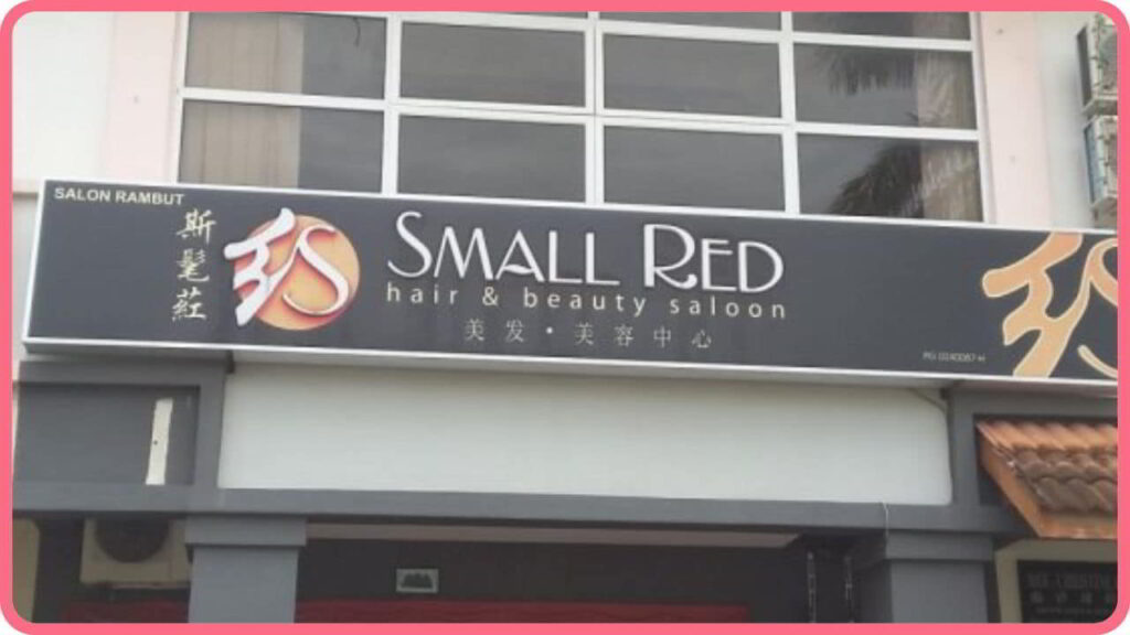 small red hair & beauty saloon