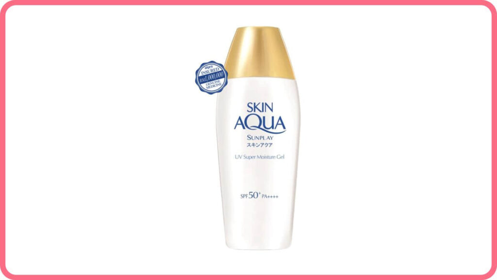 sunplay skin aqua super moisture gel spf50+