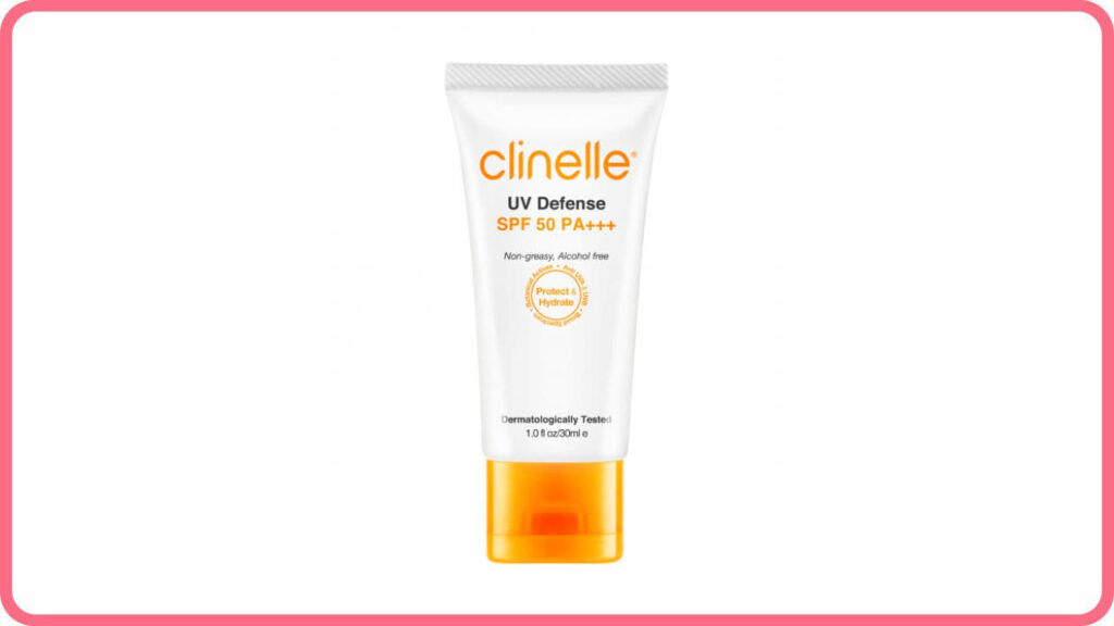 sunscreen terbaik untuk kulit kering sunscreen clinelle uv defense spf50 pa+++