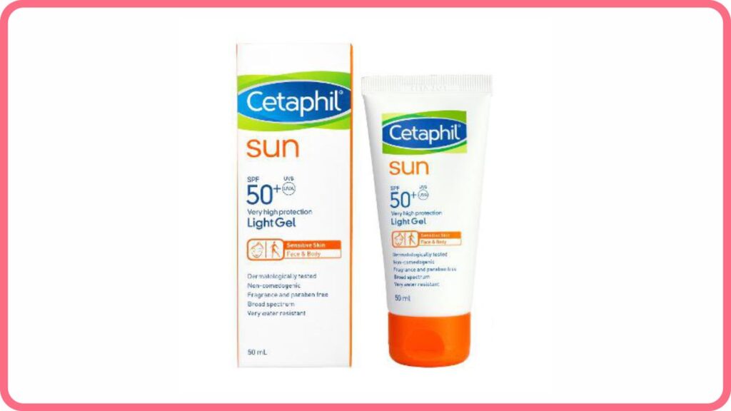 sunscreen untuk kulit berminyak cetaphil sunblock light gel spf50+