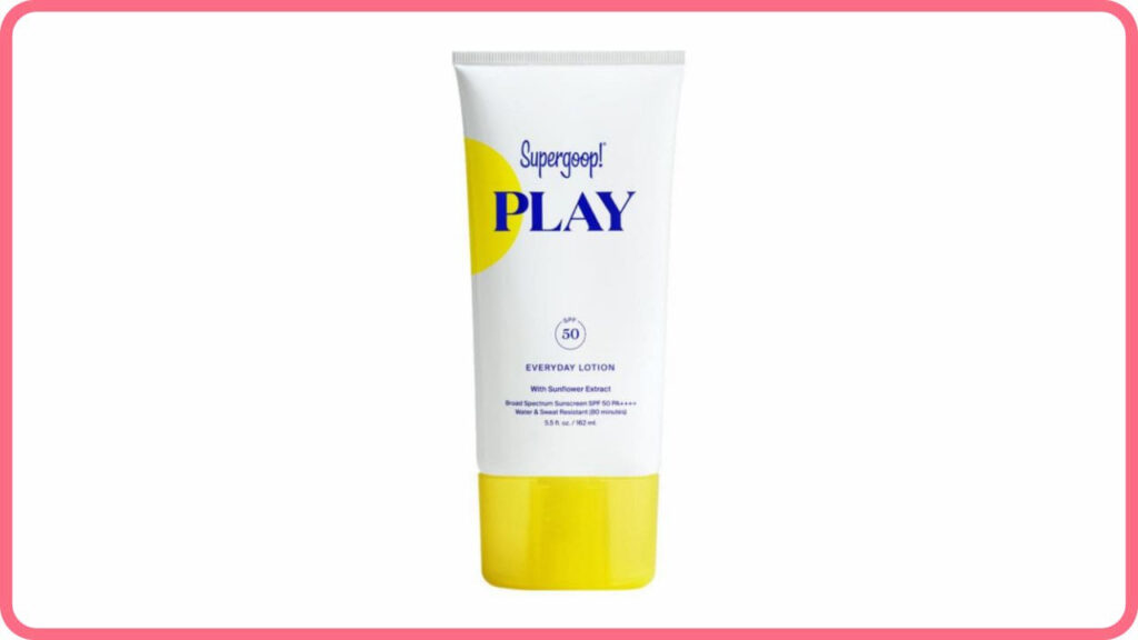 supergoop everyday sunscreen with sunflower extract spf50