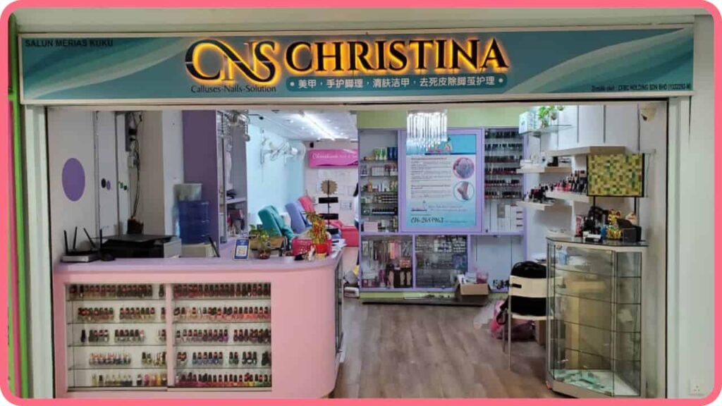 christina nail salon, nail salon kl (kuala lumpur)