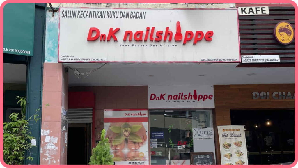 dnk nailshoppe usj taipan, nail salon subang jaya