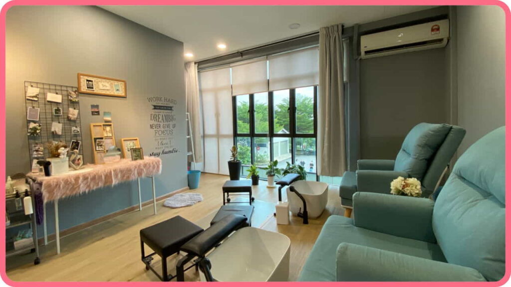 mozoe nail spa, nail salon kota kemuning