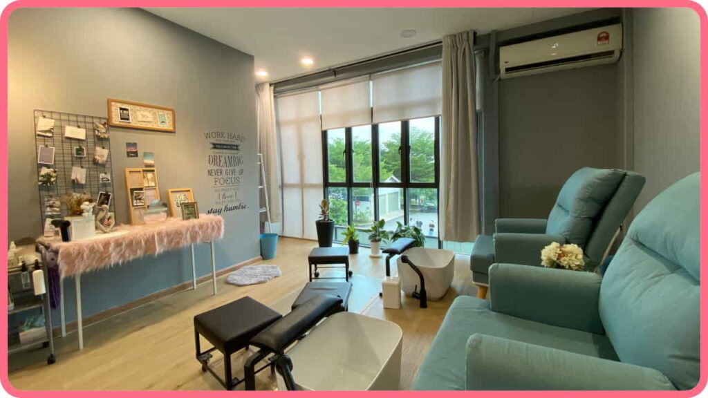 mozoe nail spa, nail salon shah alam