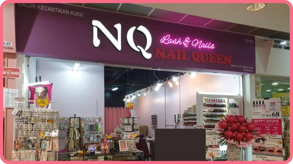 nail queen, nail salon kepong