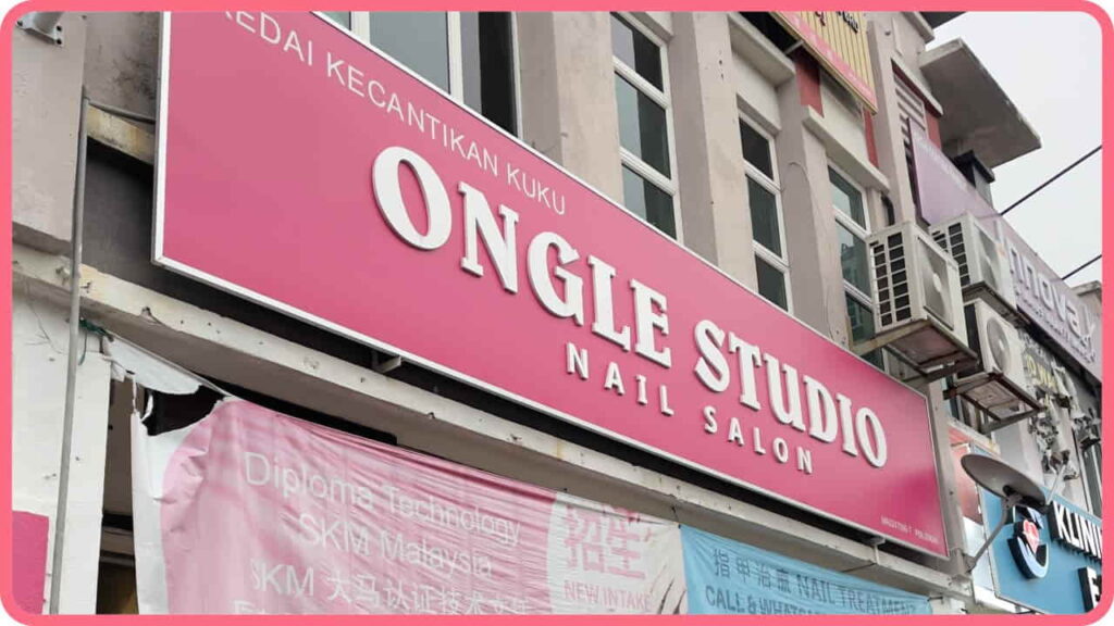 ongle studio nail salon, nail salon melaka