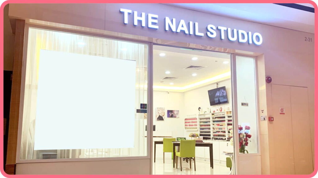 the nail studio, salon kota kinabalu