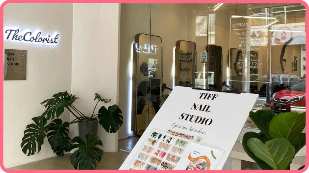 tiff nail studio, nail salon sri petaling