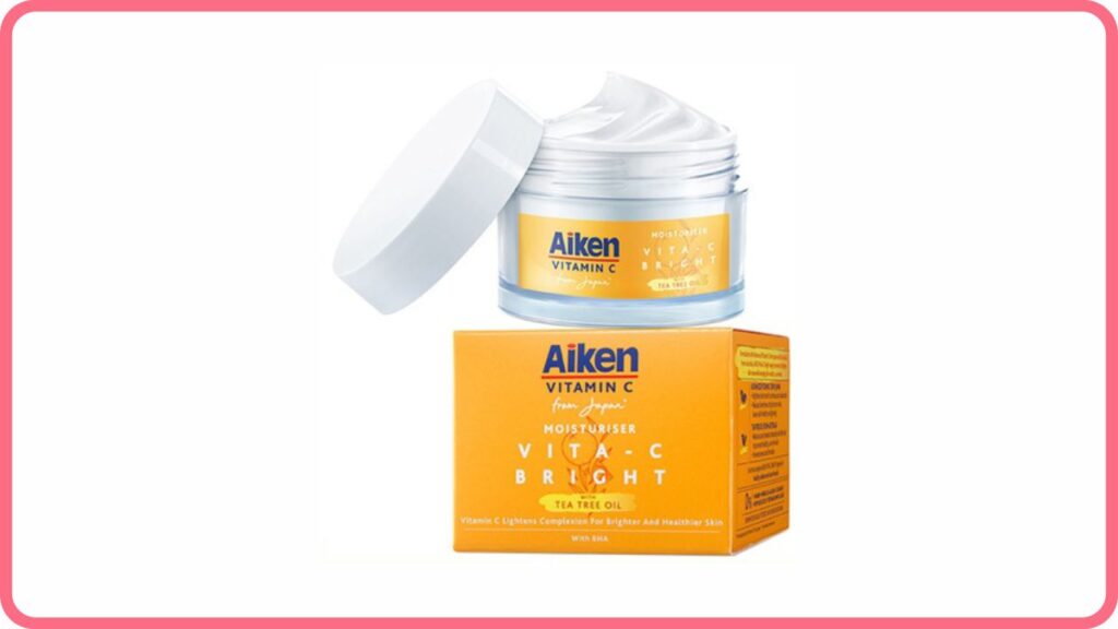 aiken vita-c bright moisturiser (skincare untuk kulit berminyak)