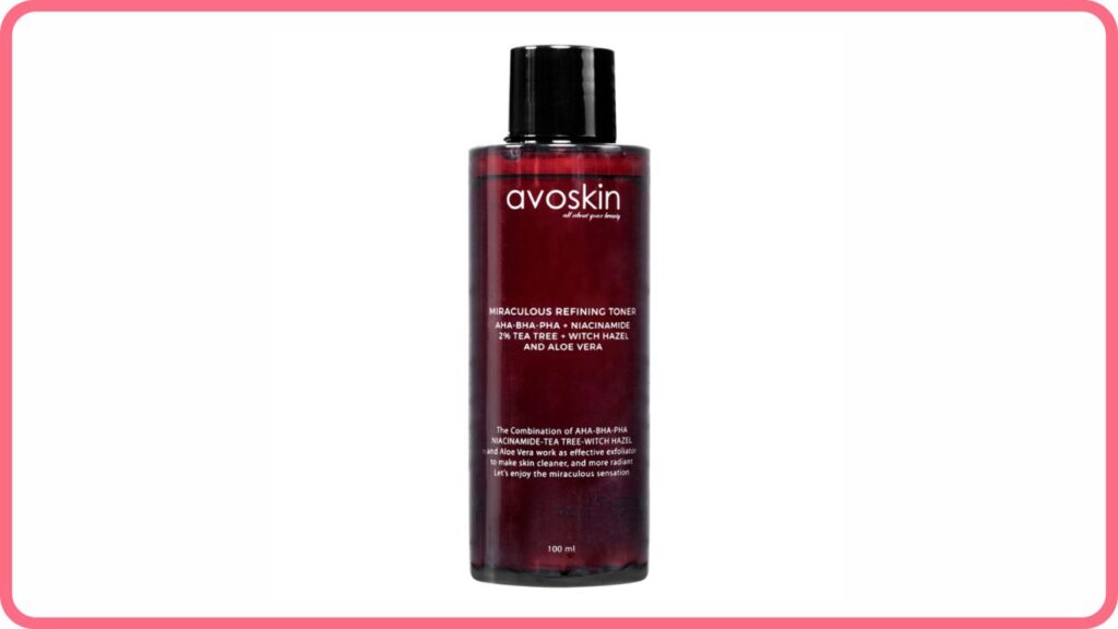 avoskin miraculous refining toner