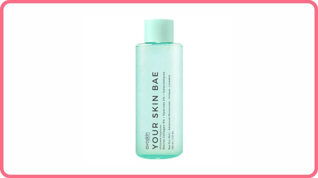 avoskin your skin bae toner marine collagen 5% + hyacross 2% + galactomyces