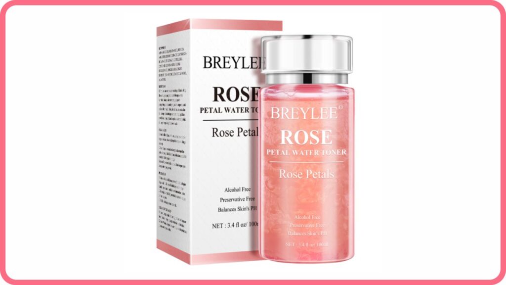 breylee rose water toner (toner untuk kulit kering)