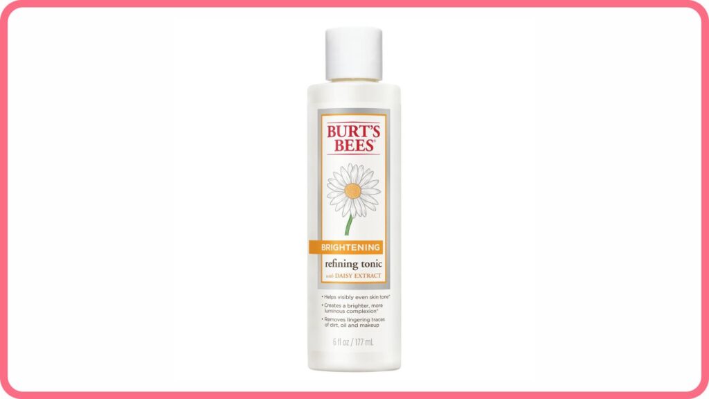 burt's bees brightening refining tonic