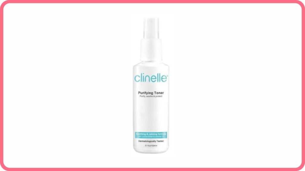 clinelle purifying soothing toner (toner untuk kulit kering)