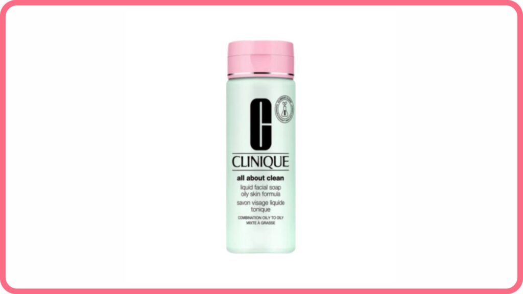 clinique all about clean liquid facial soap