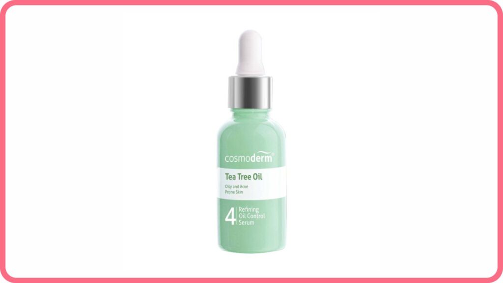 cosmoderm - tea tree oil refining oil control serum