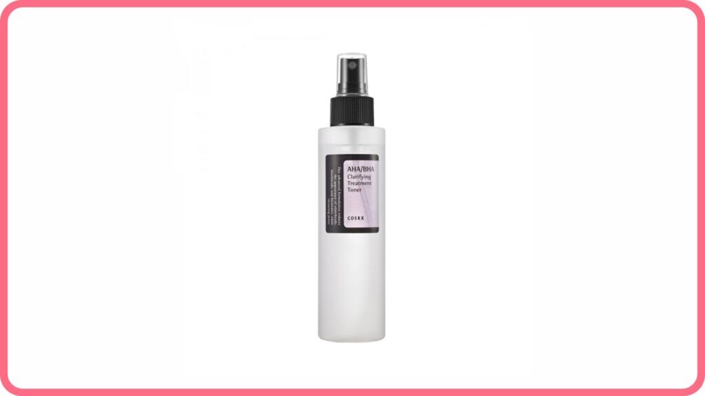 cosrx aha bha clarifying treatment toner