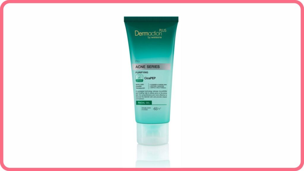 dermaction plus by watsons pro acne purifying facial gel