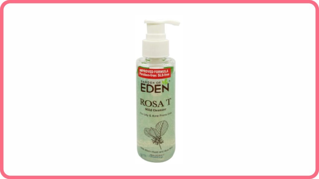 garden of eden rosa t mild gel cleanser