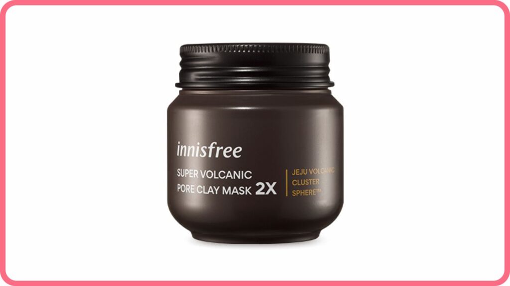 innisfree super volcanic pore clay mask 2x