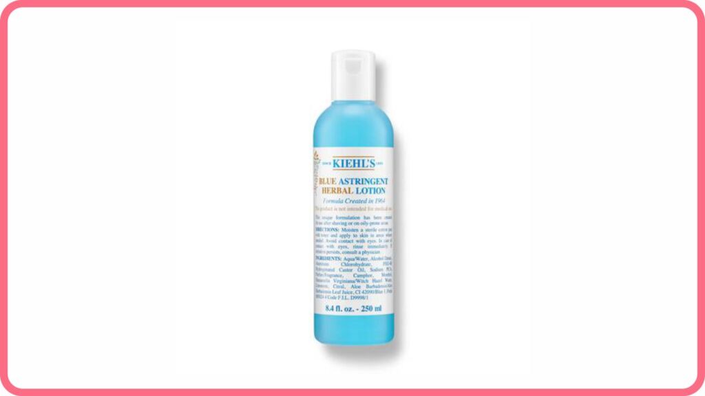 kiehl’s blue astringent herbal lotion