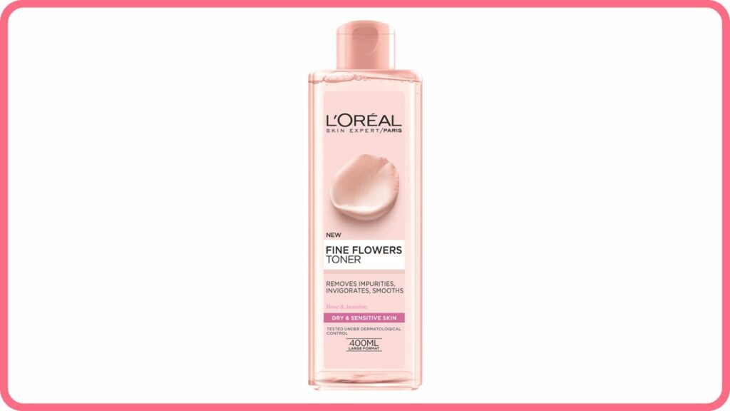 l’oreal rose toner (toner untuk kulit kering)