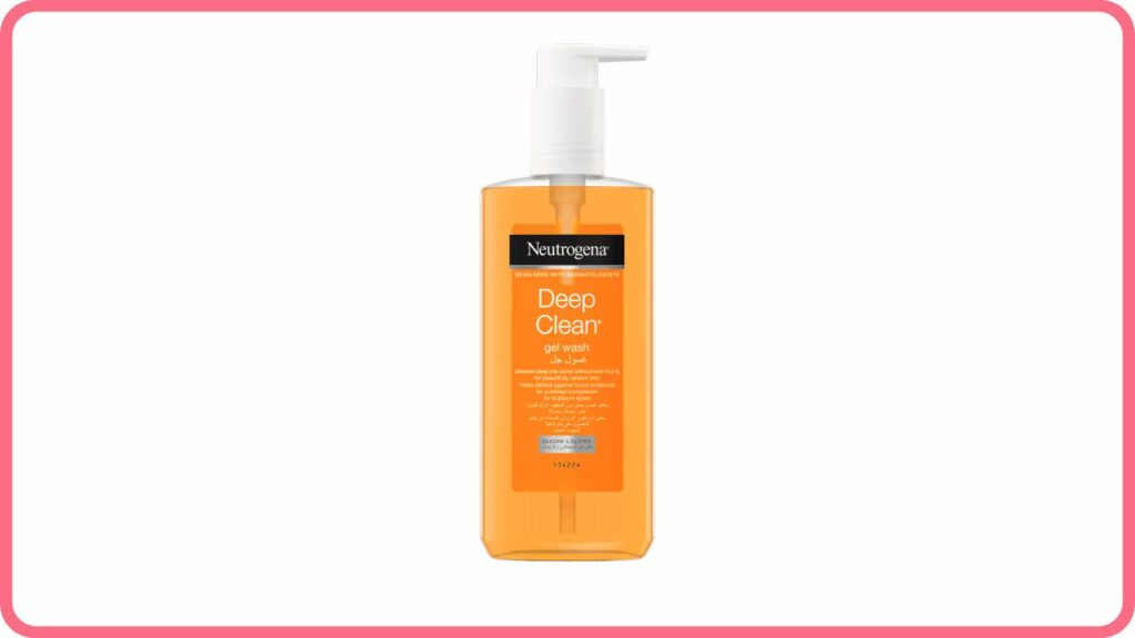 neutrogena deep clean facial cleanser