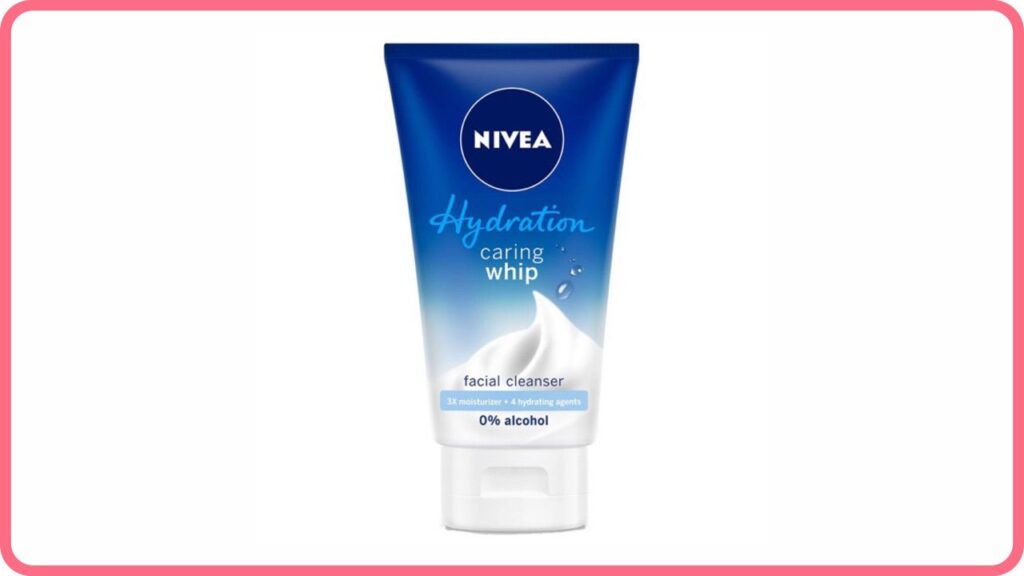 nivea hydration caring whip facial cleanser