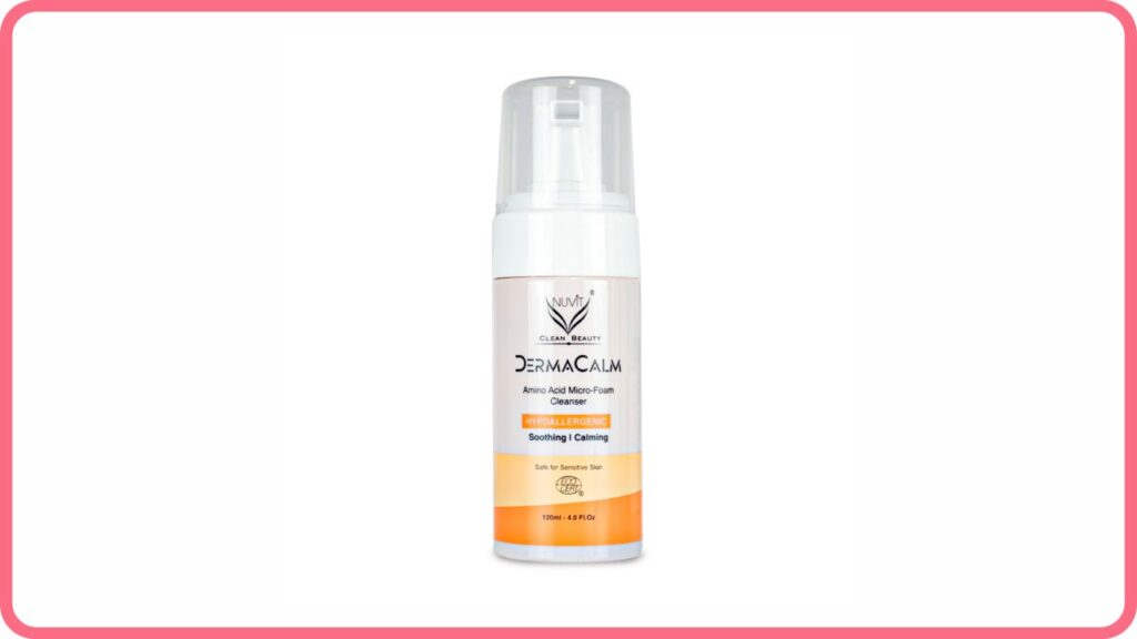 nuvit dermacalm amino acid micro-foam cleanser