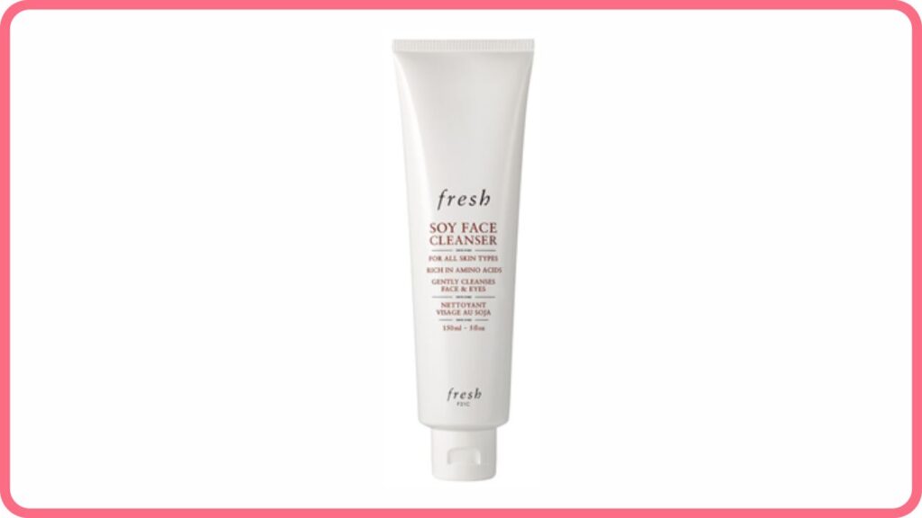 pencuci muka untuk kulit kombinasi fresh soy face cleanser