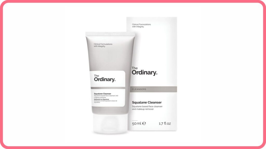 pencuci muka untuk kulit kombinasi the ordinary squalane cleanser