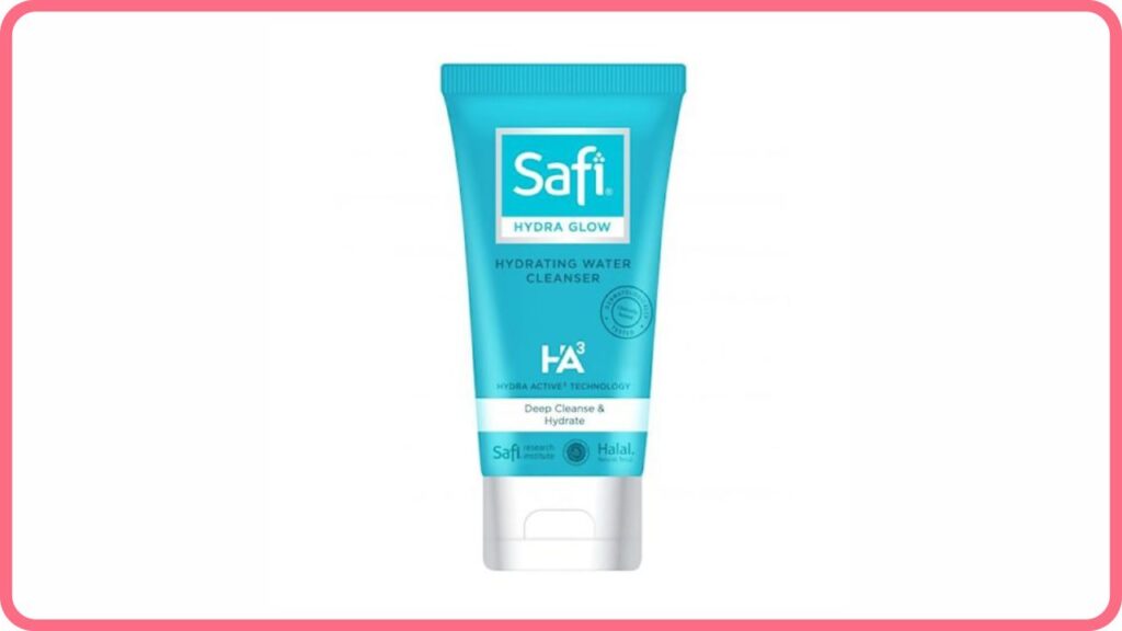 safi hydra glow hydrating water cleanser