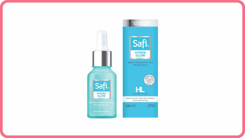 safi hydra glow oil free serum (skincare untuk kulit berminyak)