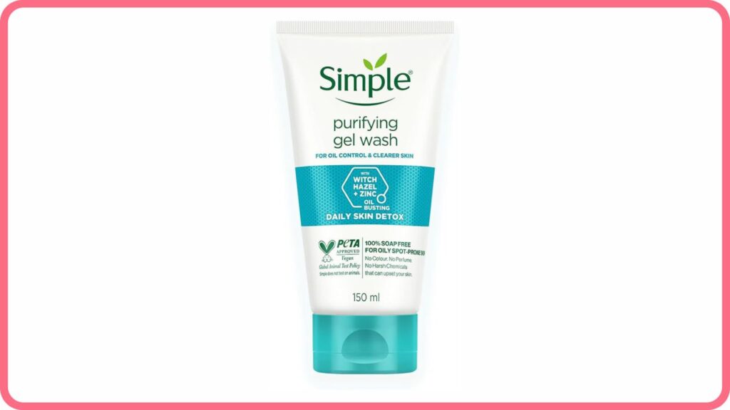 simple daily skin detox purifying facial wash