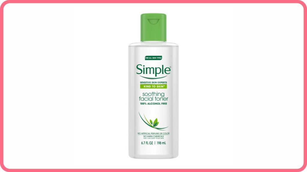 simple soothing facial toner (toner untuk kulit kombinasi)