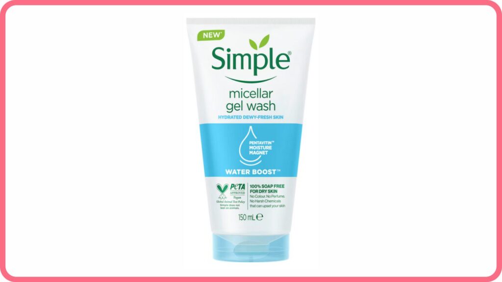 skincare untuk kulit kusam simple micellar facial gel wash