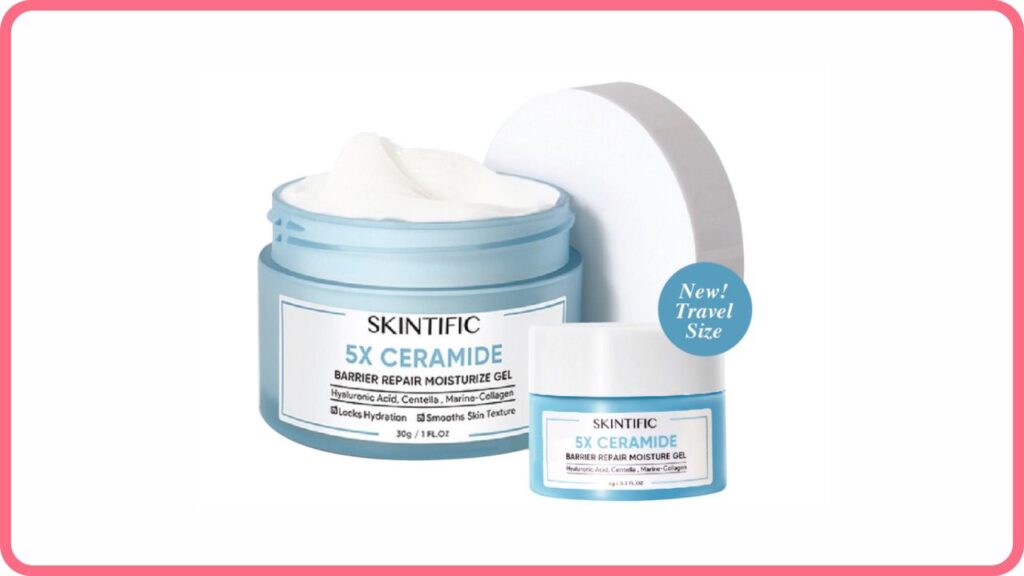 skincare untuk kulit kusam skintific 5x ceramide barrier moisture gel