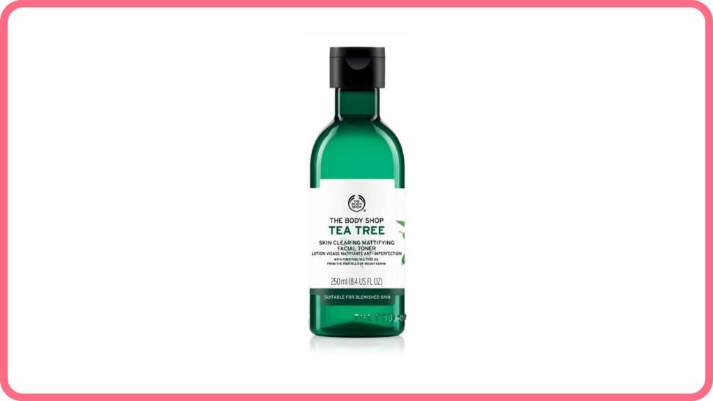 the body shop tea tree skin clearing mattifying toner