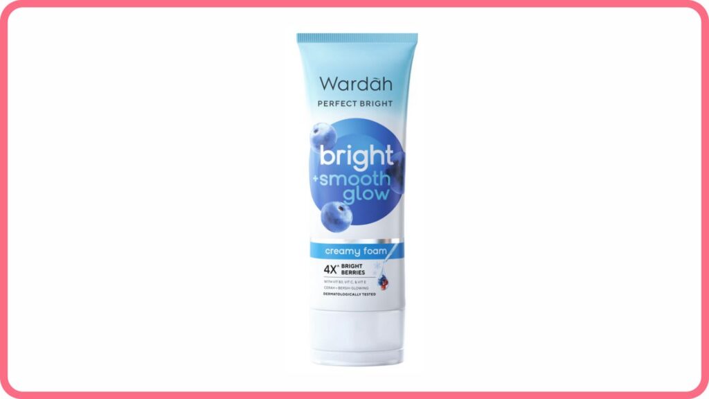 wardah perfect bright creamy creamy foam bright + smooth glow