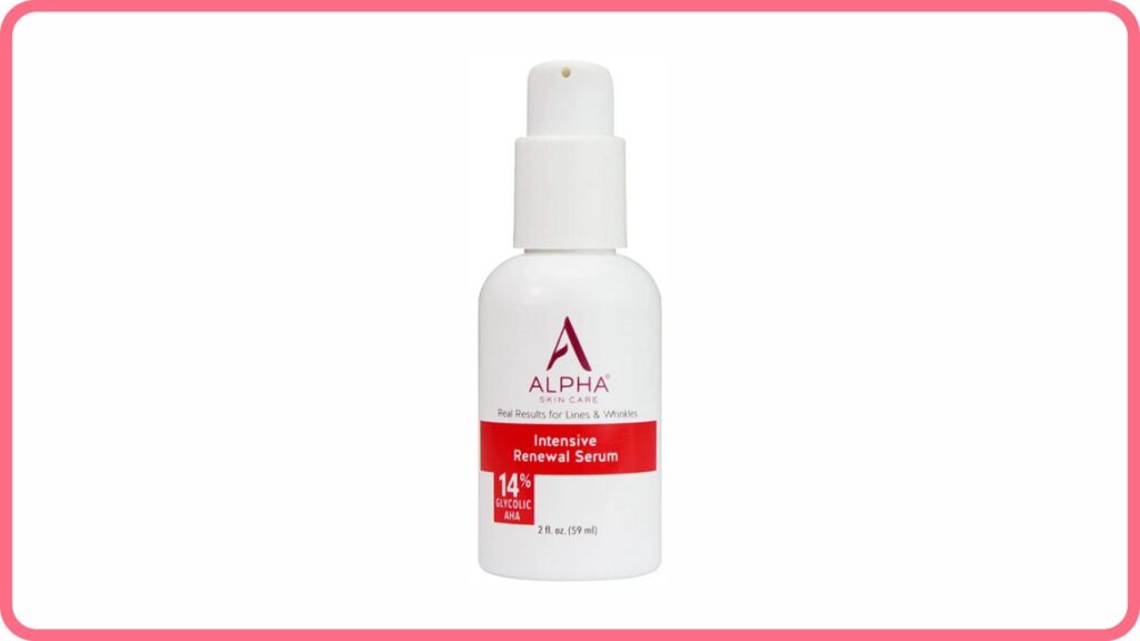 alpha intensive renewal serum with 14% aha