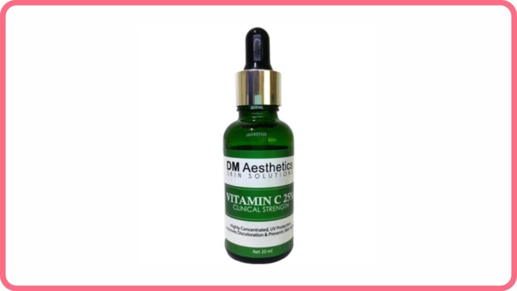 dm aesthetics advanced vitamin c serum 25% ethyl ascorbic acid