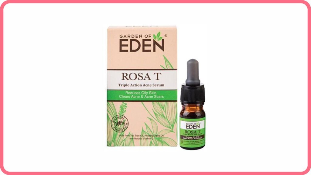 garden of eden rosa t triple action acne serum (5ml)