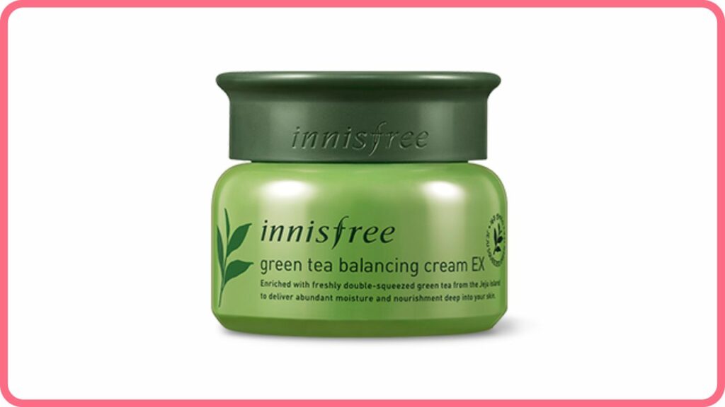 innisfree green tea balancing cream ex