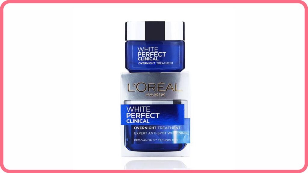 l’oreal paris white perfect clinical overnight treatment