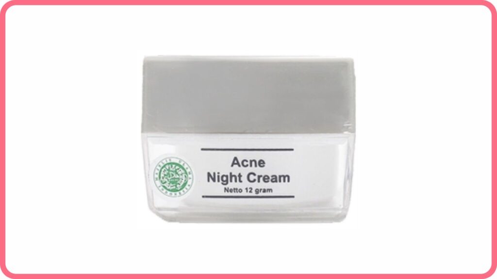 ms glow acne night cream